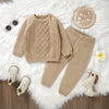 Stylish Knit Sweater and Pants for Newborns